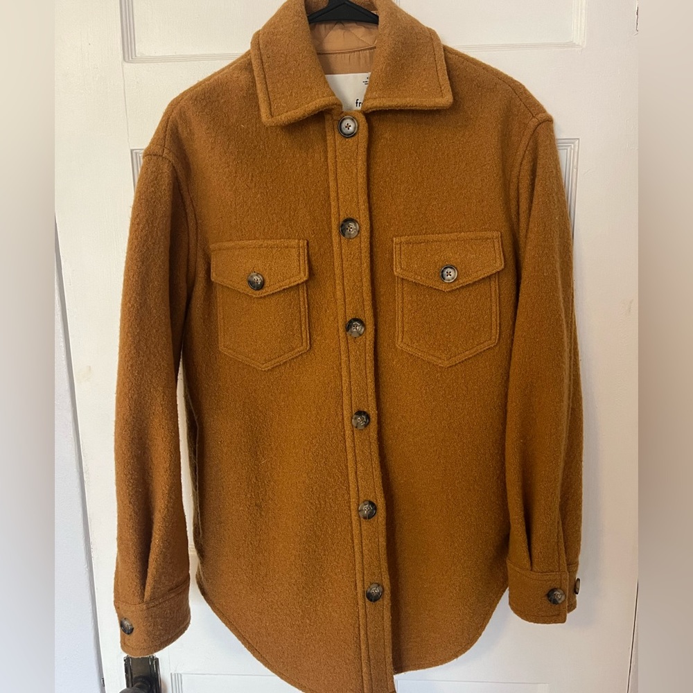 Aritzia Wilfred wool shirt jacket